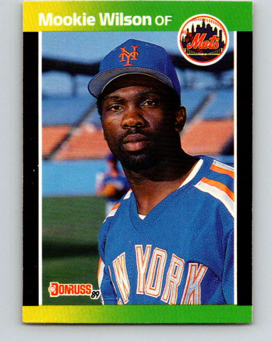 1989 Donruss #152 Mookie Wilson Mint New York Mets  Image 1