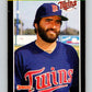 1989 Donruss #155 Jeff Reardon Mint Minnesota Twins  Image 1