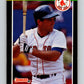 1989 Donruss #184 Marty Barrett Mint Boston Red Sox  Image 1