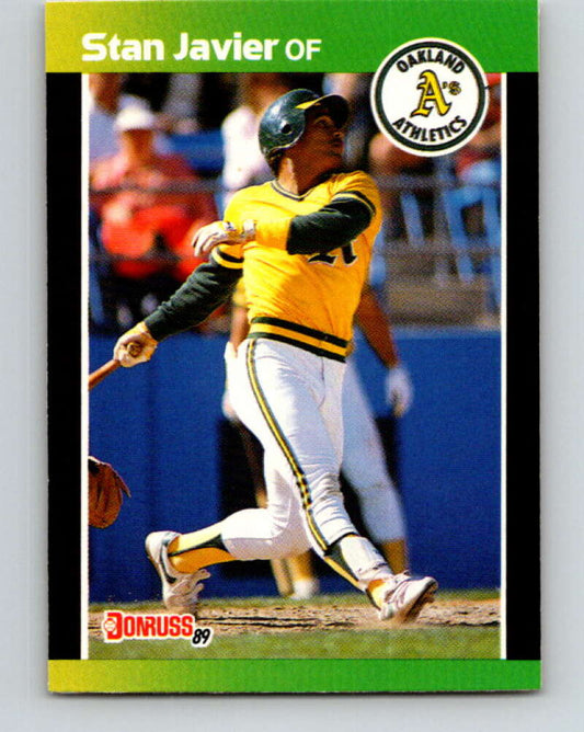 1989 Donruss #185 Stan Javier Mint Oakland Athletics