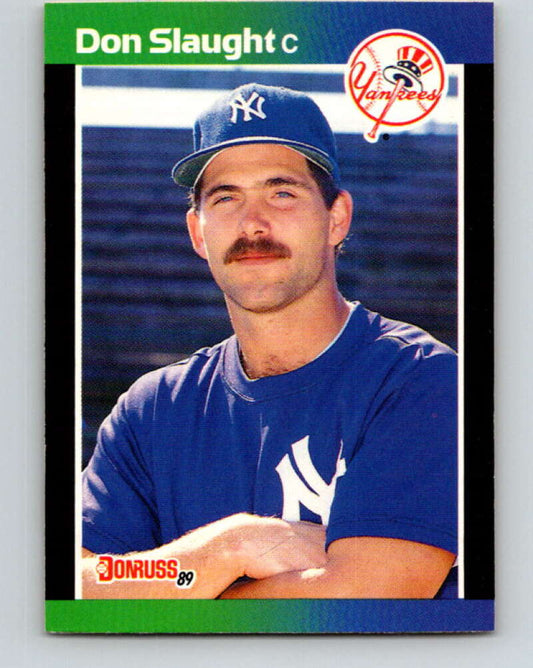 1989 Donruss #190 Don Slaught Mint New York Yankees  Image 1