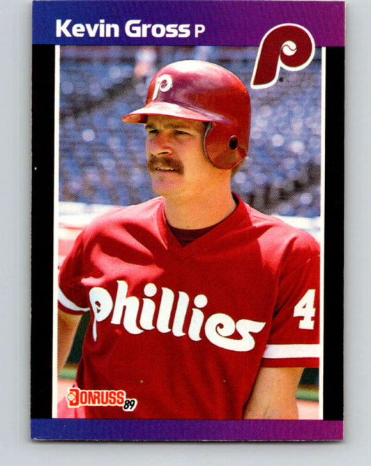 1989 Donruss #194 Kevin Gross Mint Philadelphia Phillies  Image 1
