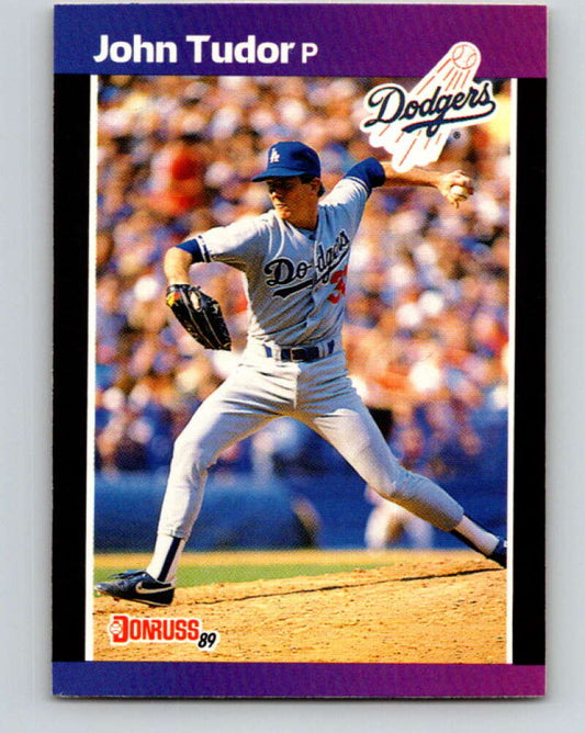 1989 Donruss #195 John Tudor Mint Los Angeles Dodgers  Image 1