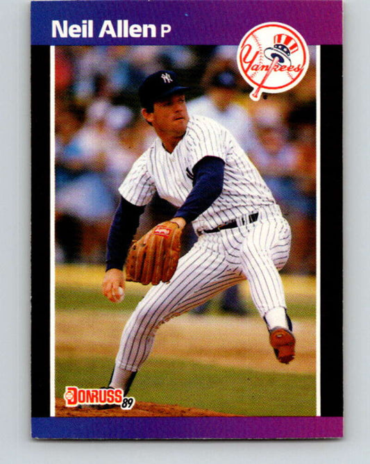1989 Donruss #196 Neil Allen Mint New York Yankees  Image 1