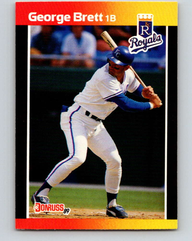 1989 Donruss #204 George Brett Mint Kansas City Royals  Image 1