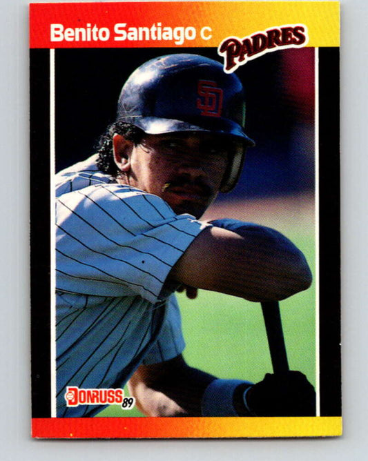 1989 Donruss #205 Benito Santiago Mint San Diego Padres  Image 1