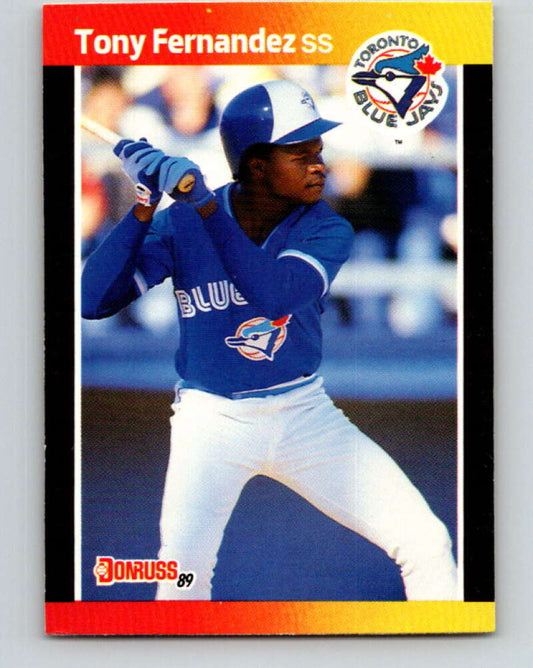 1989 Donruss #206 Tony Fernandez Mint Toronto Blue Jays