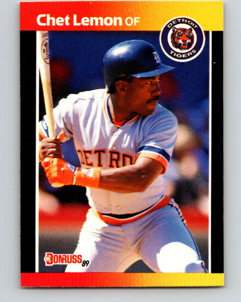 1989 Donruss #209 Chet Lemon Mint Detroit Tigers  Image 1