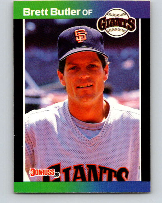 1989 Donruss #217 Brett Butler Mint San Francisco Giants  Image 1