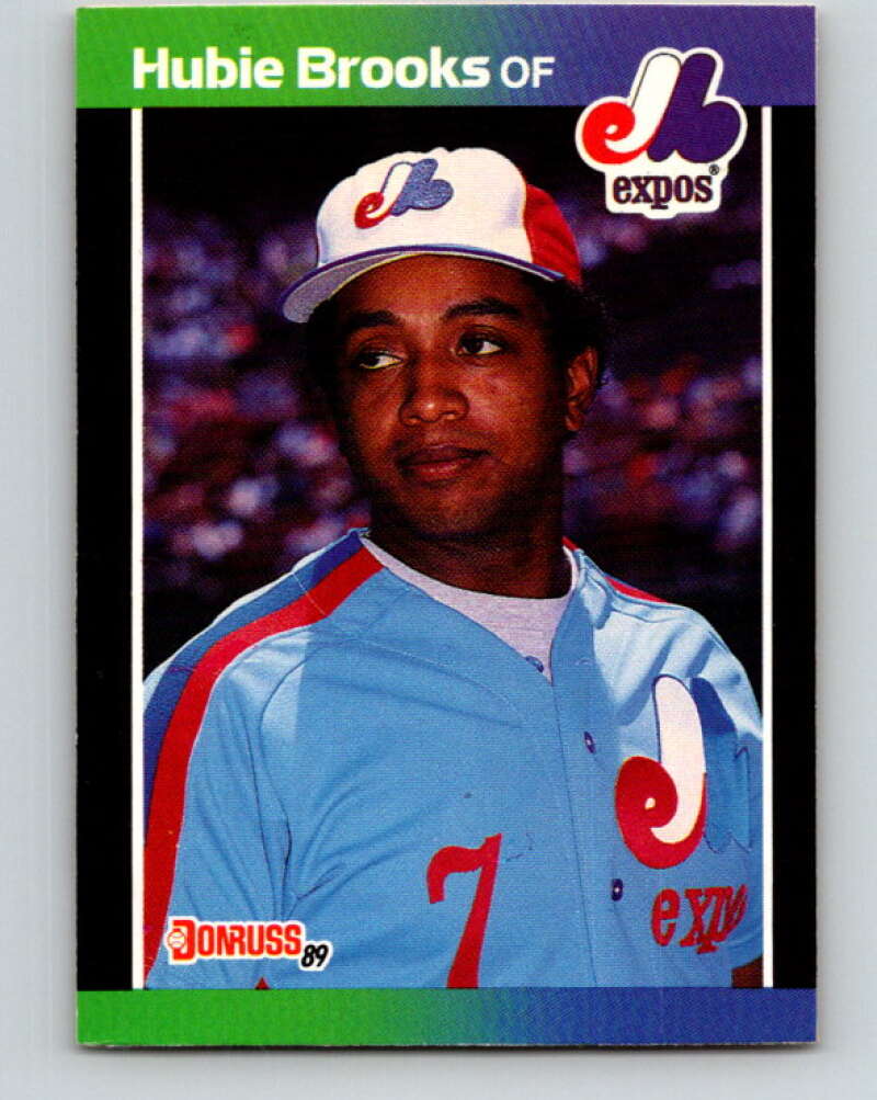 1989 Donruss #220 Hubie Brooks Mint Montreal Expos  Image 1