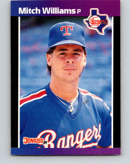 1989 Donruss #225 Mitch Williams Mint Texas Rangers  Image 1