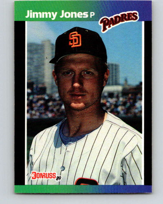 1989 Donruss #247 Jimmy Jones Mint San Diego Padres  Image 1