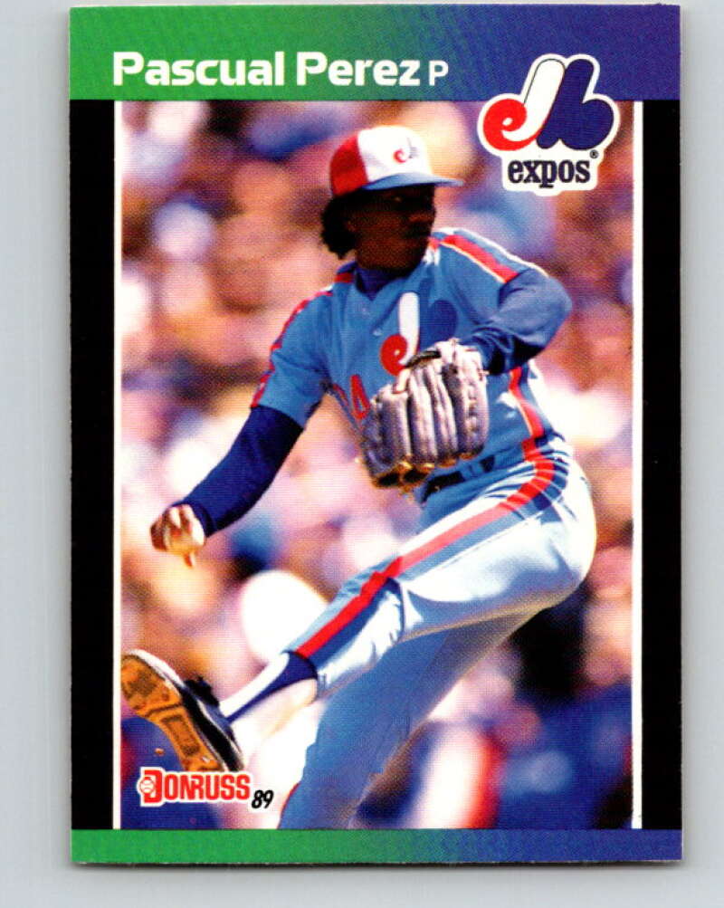 1989 Donruss #248 Pascual Perez Mint Montreal Expos  Image 1