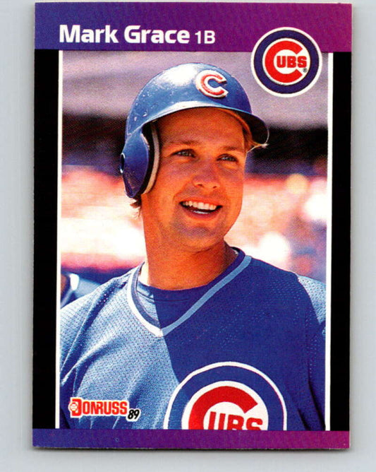 1989 Donruss #255 Mark Grace Mint Chicago Cubs