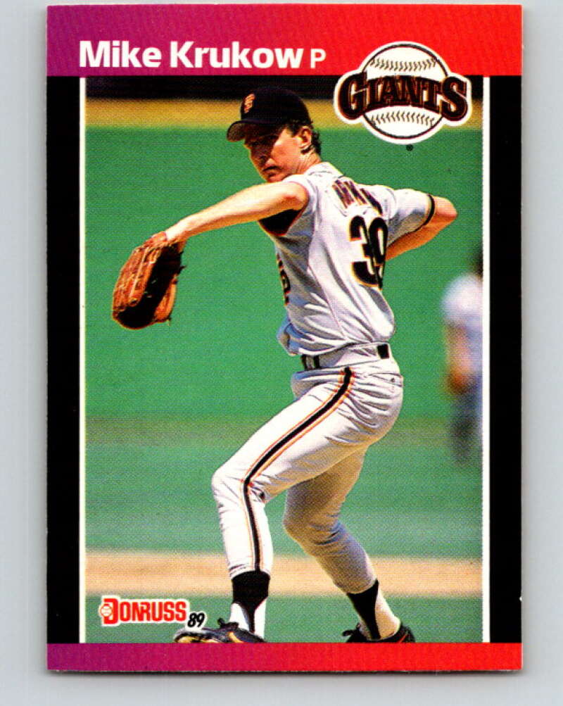 1989 Donruss #258 Mike Krukow Mint San Francisco Giants  Image 1