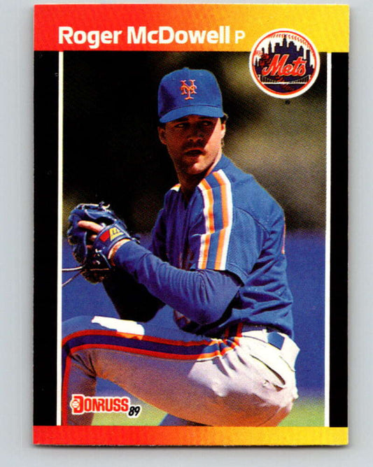 1989 Donruss #265 Roger McDowell Mint New York Mets  Image 1