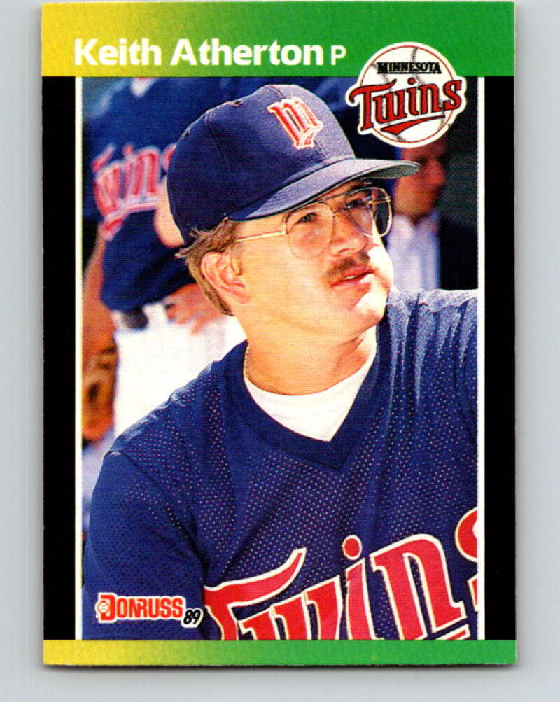 1989 Donruss #273 Keith Atherton Mint Minnesota Twins  Image 1