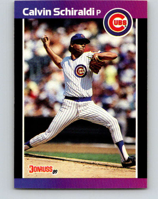 1989 Donruss #285 Calvin Schiraldi Mint Chicago Cubs