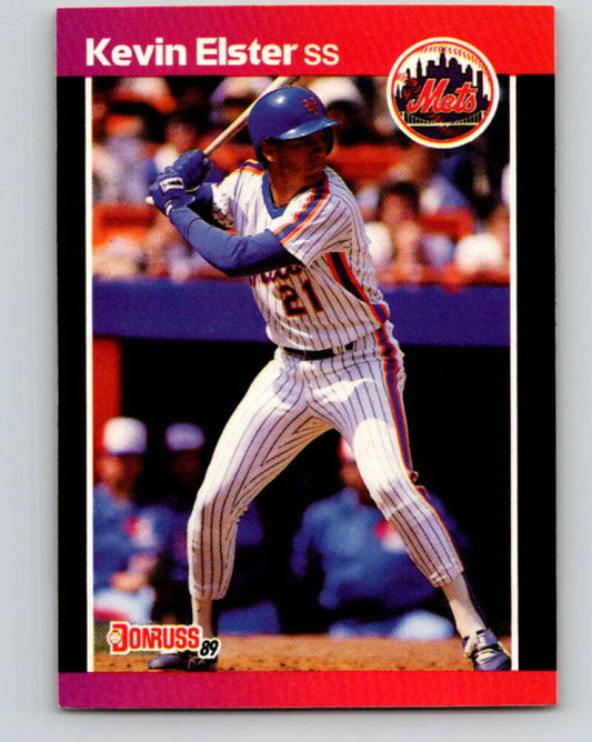 1989 Donruss #289 Kevin Elster Mint New York Mets  Image 1