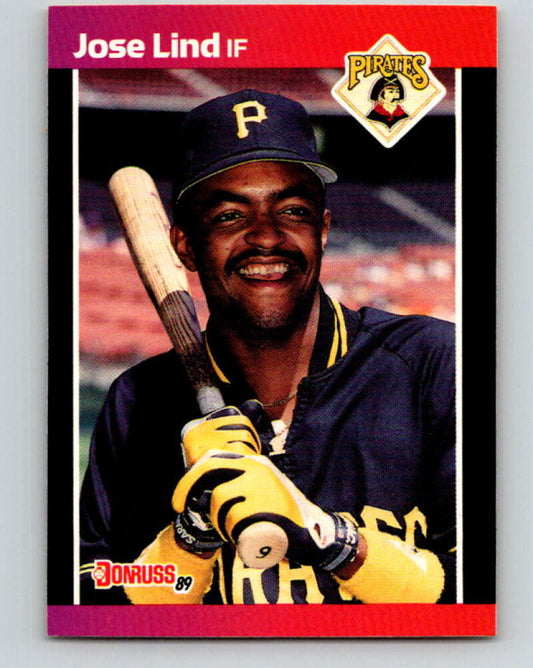 1989 Donruss #290 Jose Lind Mint Pittsburgh Pirates