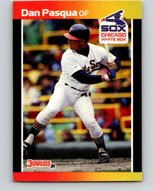 1989 Donruss #294 Dan Pasqua Mint Chicago White Sox  Image 1