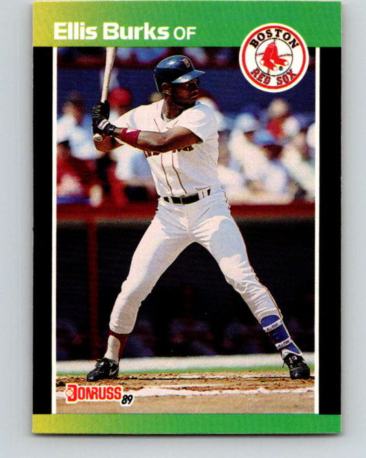1989 Donruss #303 Ellis Burks Mint Boston Red Sox  Image 1