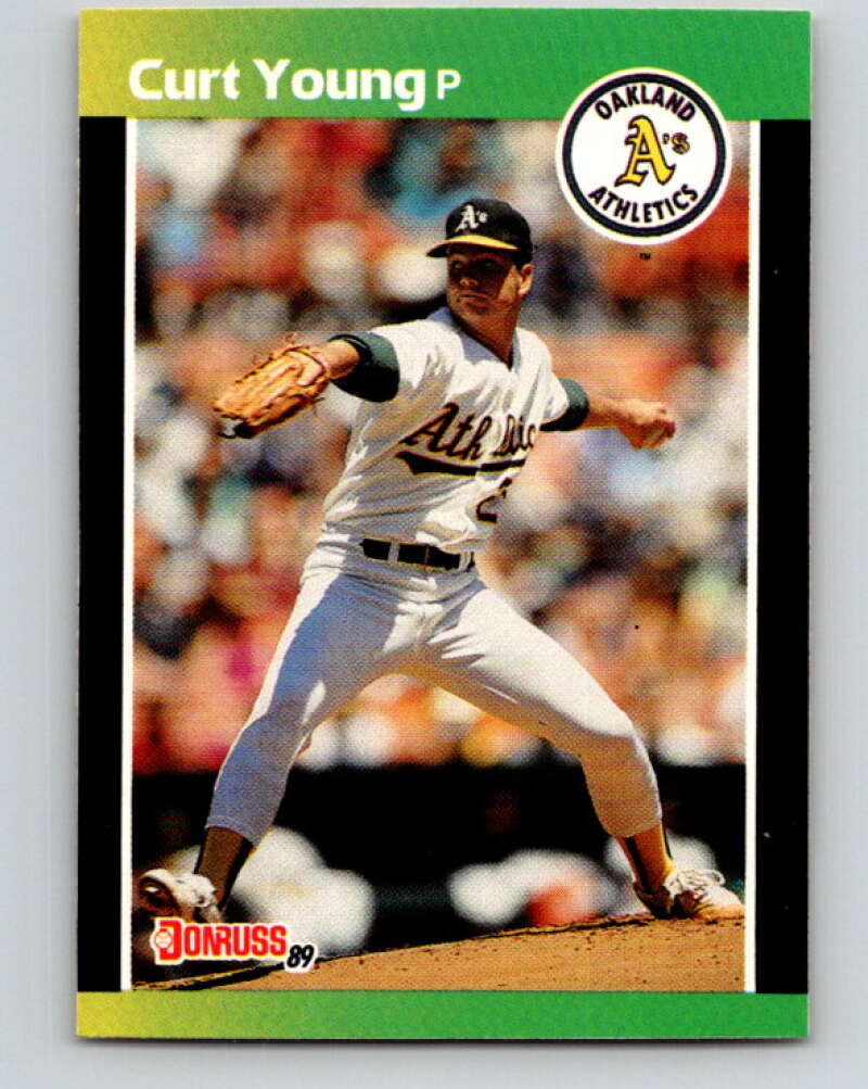 1989 Donruss #304 Curt Young UER Mint Oakland Athletics