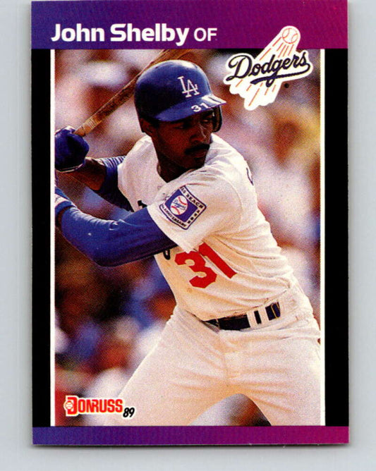 1989 Donruss #314 John Shelby Mint Los Angeles Dodgers  Image 1