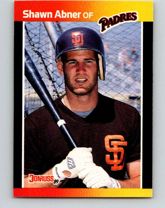 1989 Donruss #323 Shawn Abner Mint San Diego Padres  Image 1