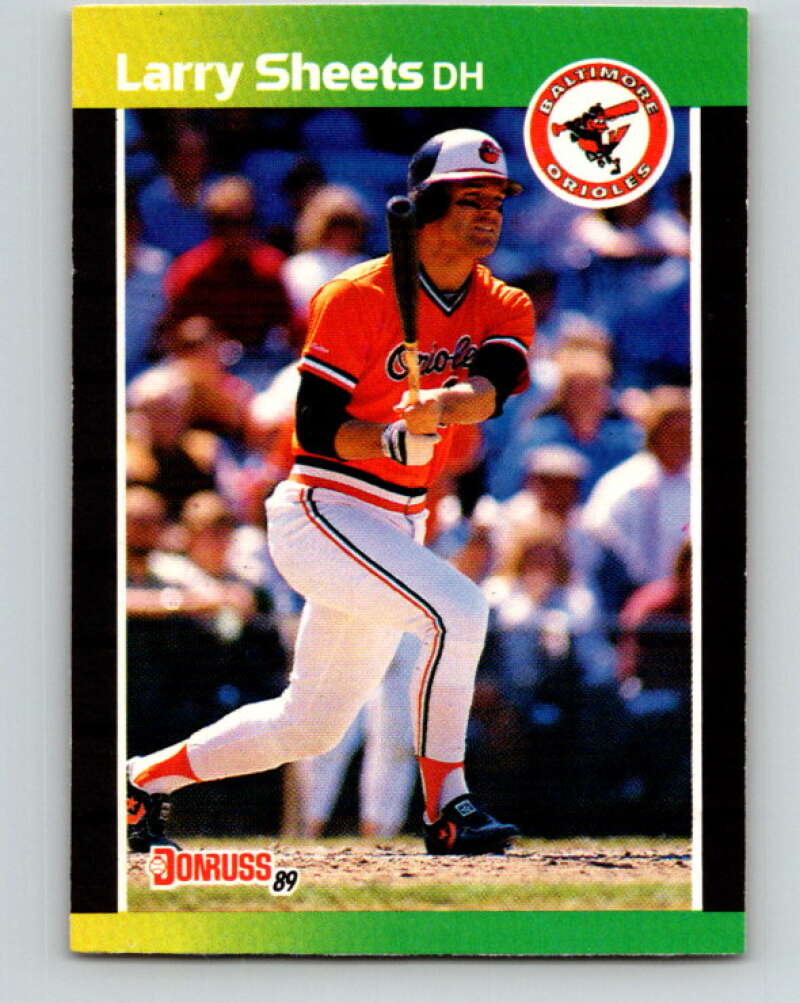 1989 Donruss #333 Larry Sheets Mint Baltimore Orioles  Image 1