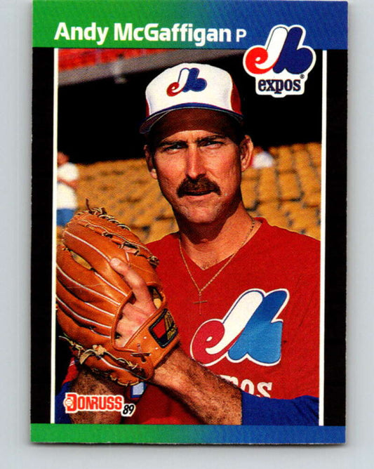 1989 Donruss #338 Andy McGaffigan Mint Montreal Expos  Image 1