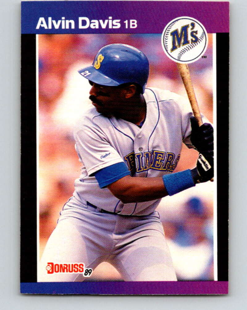 1989 Donruss #345 Alvin Davis Mint Seattle Mariners  Image 1