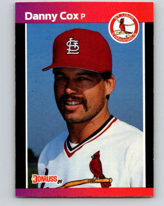 1989 Donruss #348 Danny Cox Mint St. Louis Cardinals  Image 1