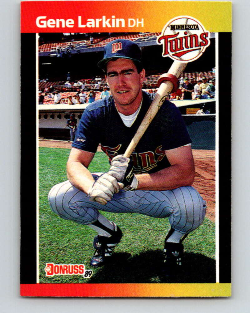 1989 Donruss #355 Gene Larkin Mint Minnesota Twins  Image 1