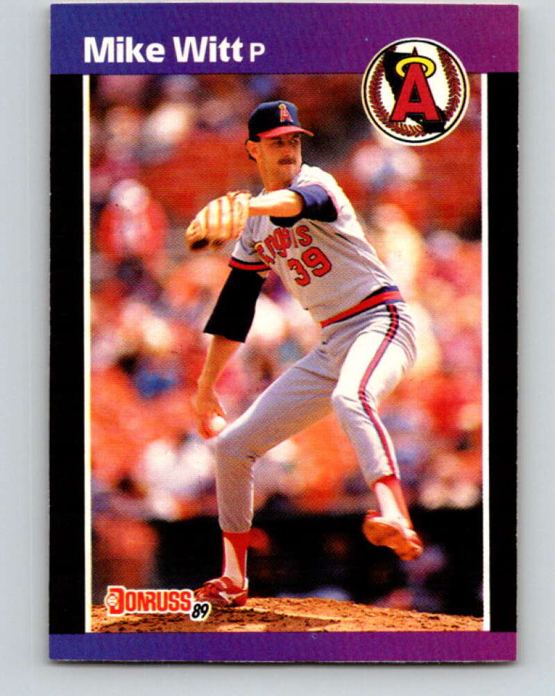 1989 Donruss #372 Mike Witt Mint California Angels  Image 1