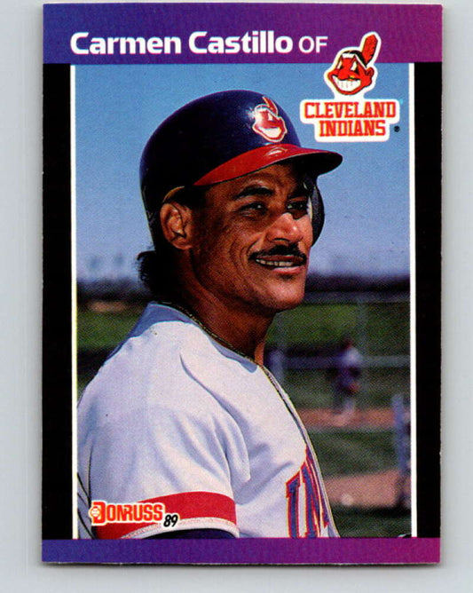 1989 Donruss #374 Carmen Castillo Mint Cleveland Indians  Image 1