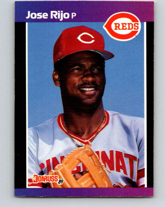 1989 Donruss #375 Jose Rijo Mint Cincinnati Reds  Image 1