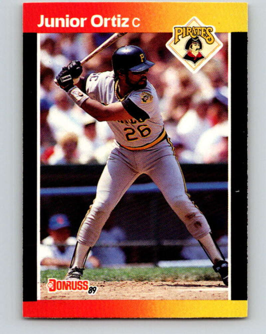 1989 Donruss #387 Junior Ortiz Mint Pittsburgh Pirates  Image 1