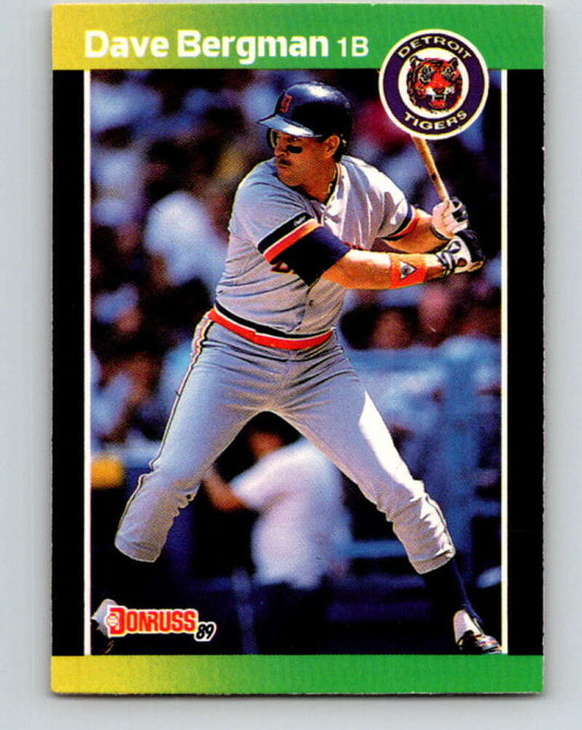 1989 Donruss #389 Dave Bergman Mint Detroit Tigers  Image 1