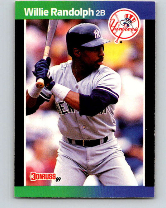 1989 Donruss #395 Willie Randolph Mint New York Yankees