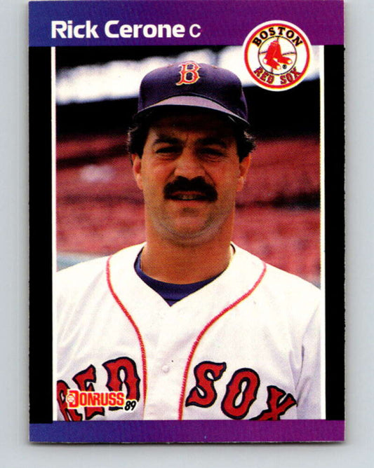 1989 Donruss #398 Rick Cerone Mint Boston Red Sox  Image 1