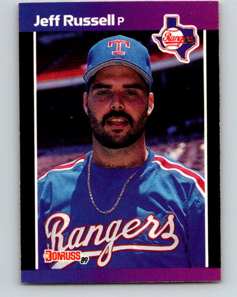 1989 Donruss #403 Jeff Russell Mint Texas Rangers  Image 1