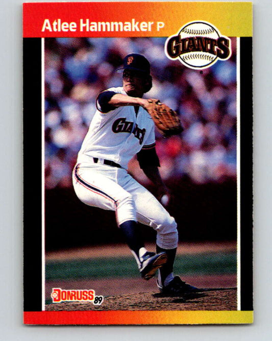1989 Donruss #414 Atlee Hammaker Mint San Francisco Giants  Image 1