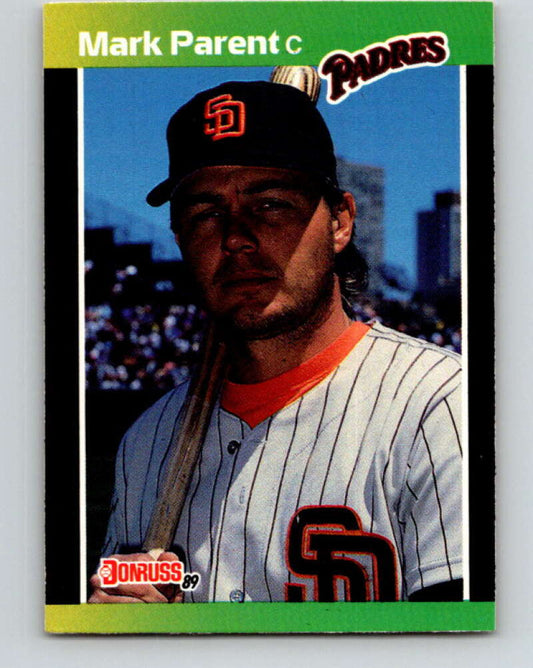 1989 Donruss #420 Mark Parent Mint RC Rookie San Diego Padres  Image 1