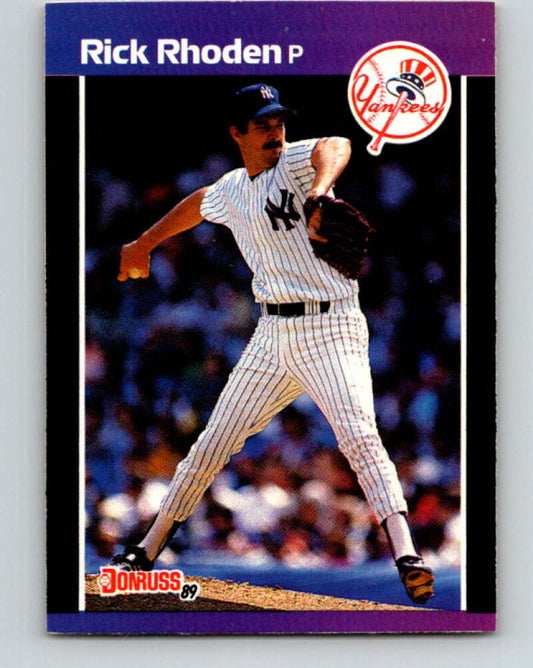 1989 Donruss #429 Rick Rhoden Mint New York Yankees  Image 1