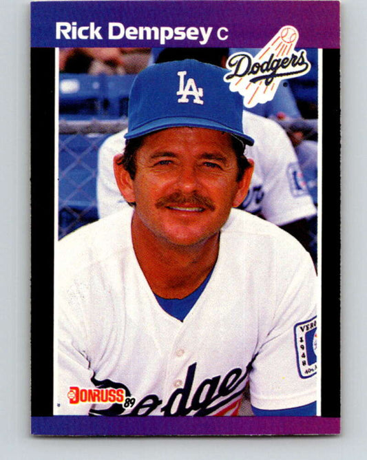 1989 Donruss #432 Rick Dempsey Mint Los Angeles Dodgers