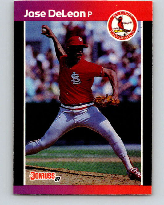 1989 Donruss #437 Jose DeLeon Mint St. Louis Cardinals  Image 1