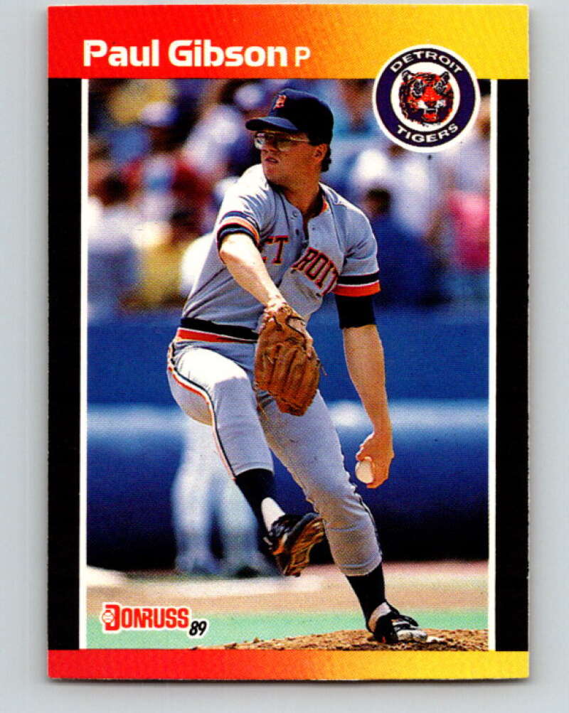 1989 Donruss #445 Paul Gibson Mint Detroit Tigers  Image 1