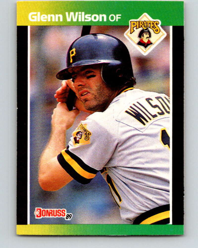 1989 Donruss #447 Glenn Wilson Mint Pittsburgh Pirates  Image 1