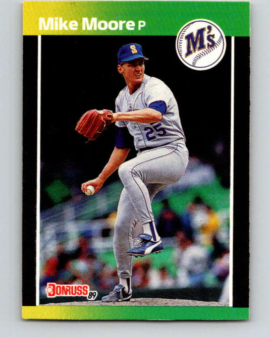 1989 Donruss #448 Mike Moore Mint Seattle Mariners  Image 1